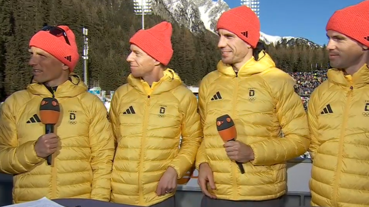 ZDF Interview der Biathleten von 2014