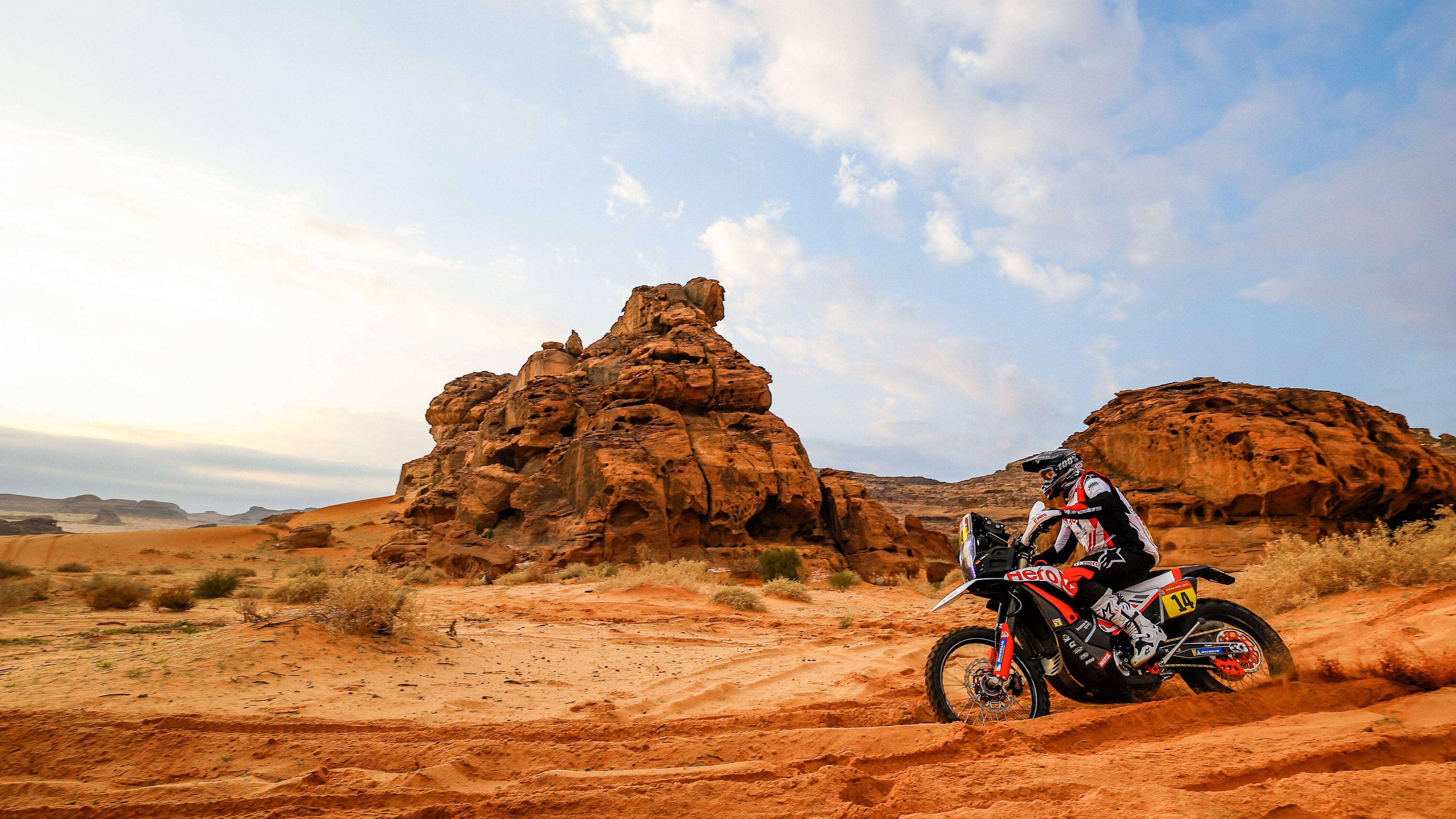 Motorrad-Rennfahrer Sebastian Bühler ist bei der Rallye Dakar im Topfeld der Motorradfahrer dabei