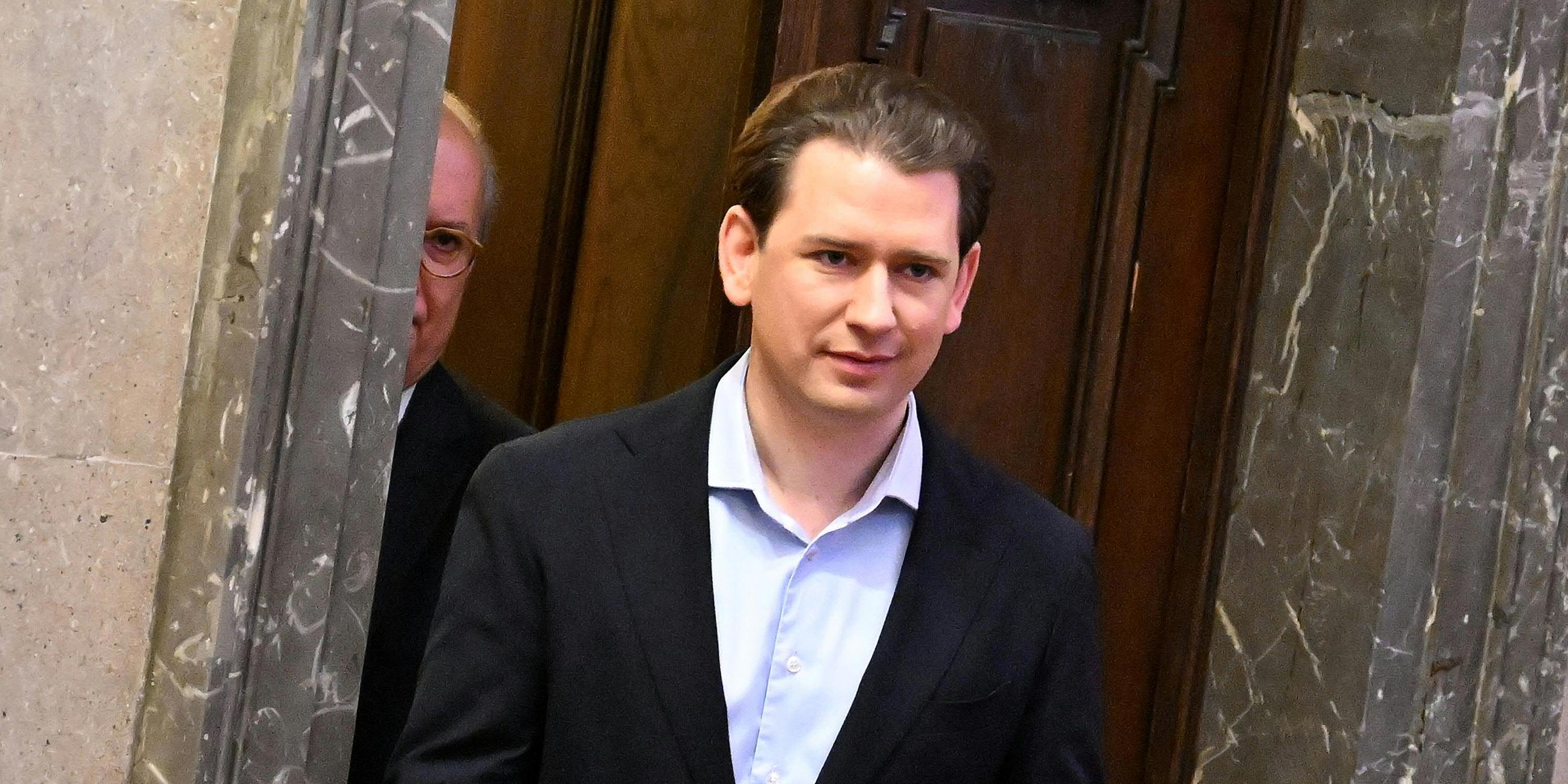 Österreich, Wien: Der frühere Bundeskanzler Sebastian Kurz (ÖVP)