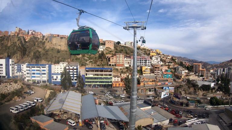 Selbahn in La Paz, Bolivien