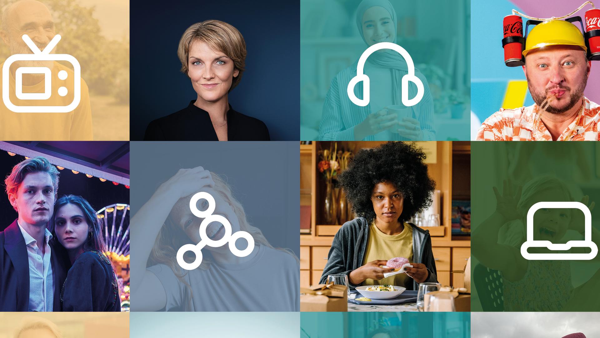 Titelblatt Bilderkollage der ZDF-Selbsverpflichtungserklärung für 2025/2026