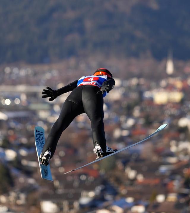 Skispringerin Selina Freitag bei der Two Nights Tour in Garmisch-Partenkirchen