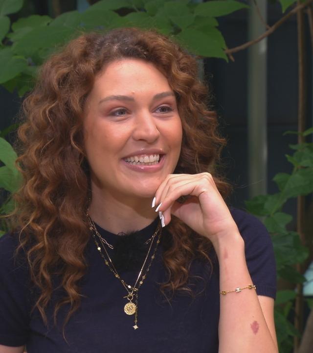 Lena Kesting am "Volle Kanne"-Frühstückstisch