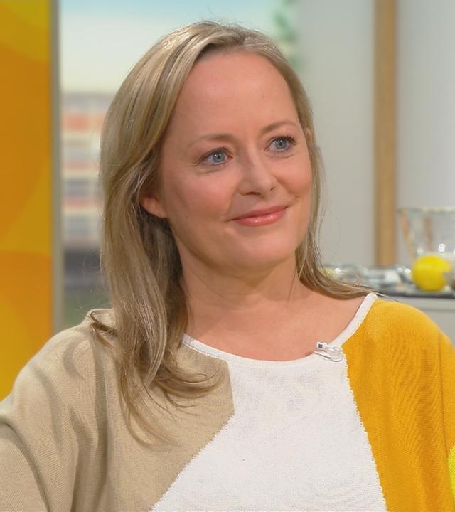 Silke Bodenbender am "Volle Kanne"-Frühstückstisch 