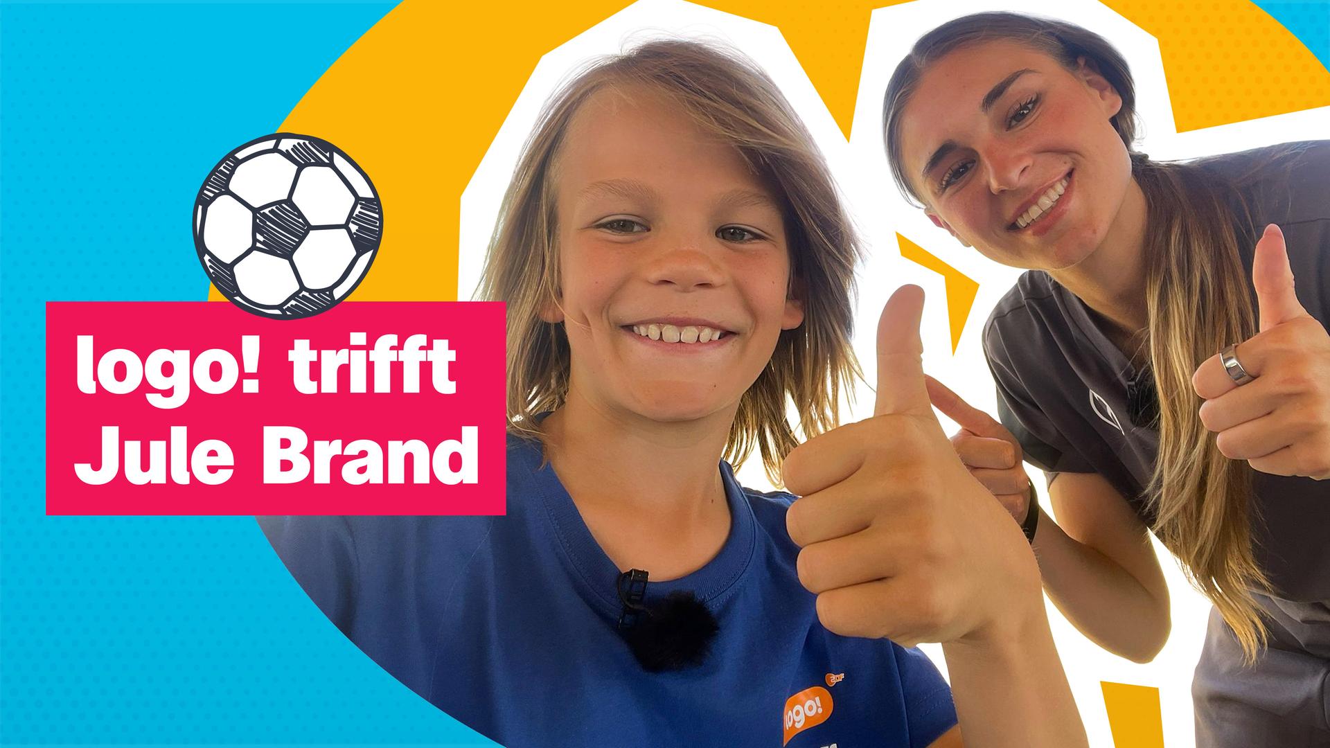 Kinderreporter Oskar trifft Fußballerin Jule Brand.