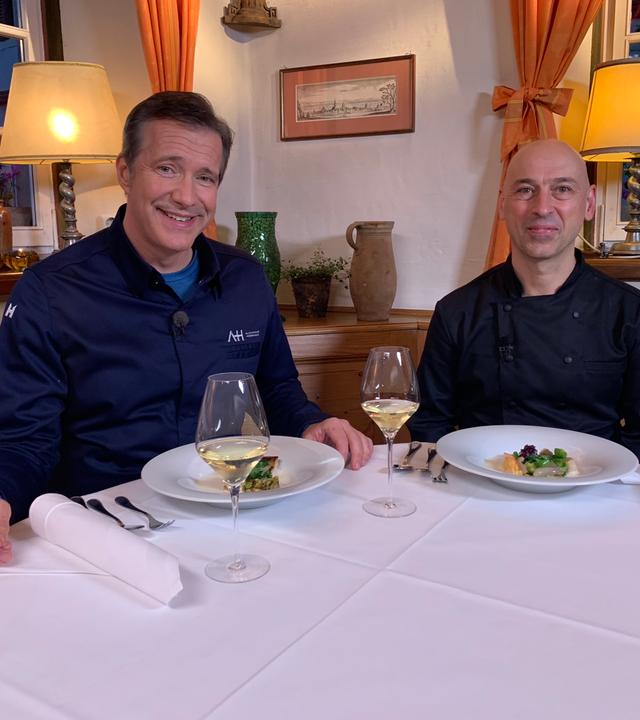 Sternekoch Alexander Herrmann und sein regionaler Herausforderer Christian Rubert.