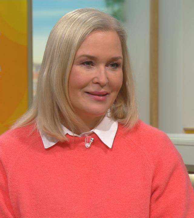 Schauspielerin Judith Hoersch zu Gast am "Volle Kanne"-Frühstückstisch.