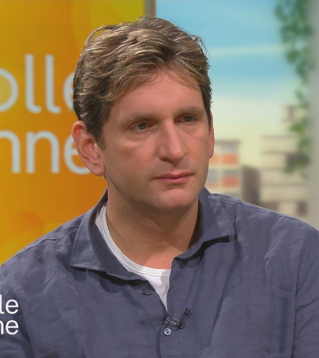 Matthias Schwarz am Volle Kanne Tisch