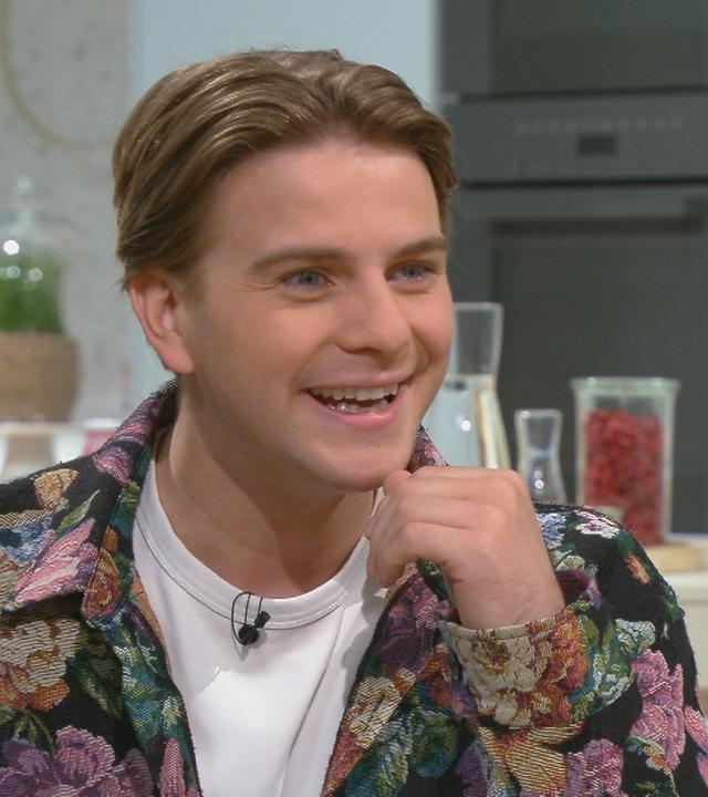 Vincent Gross am Volle-Kanne-Frühstückstisch