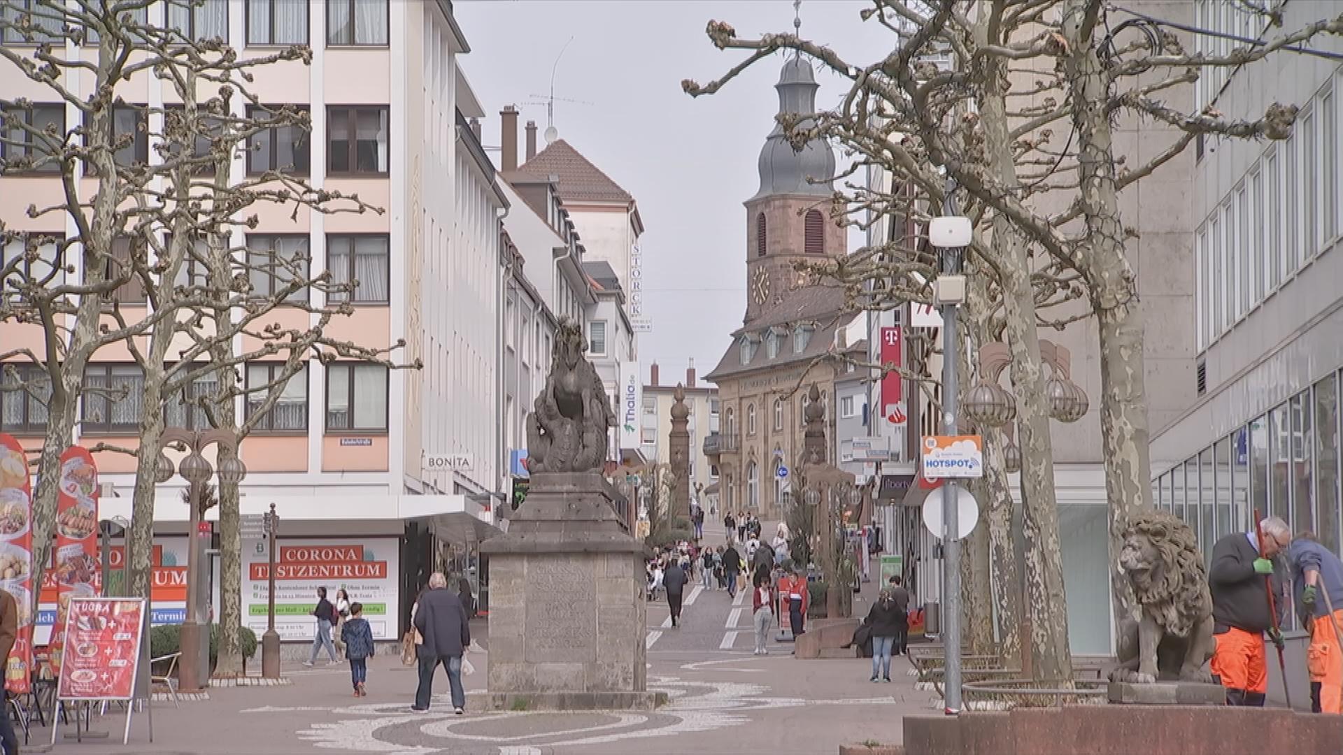 Eine Stadtansicht von Rheinland-Pfalz