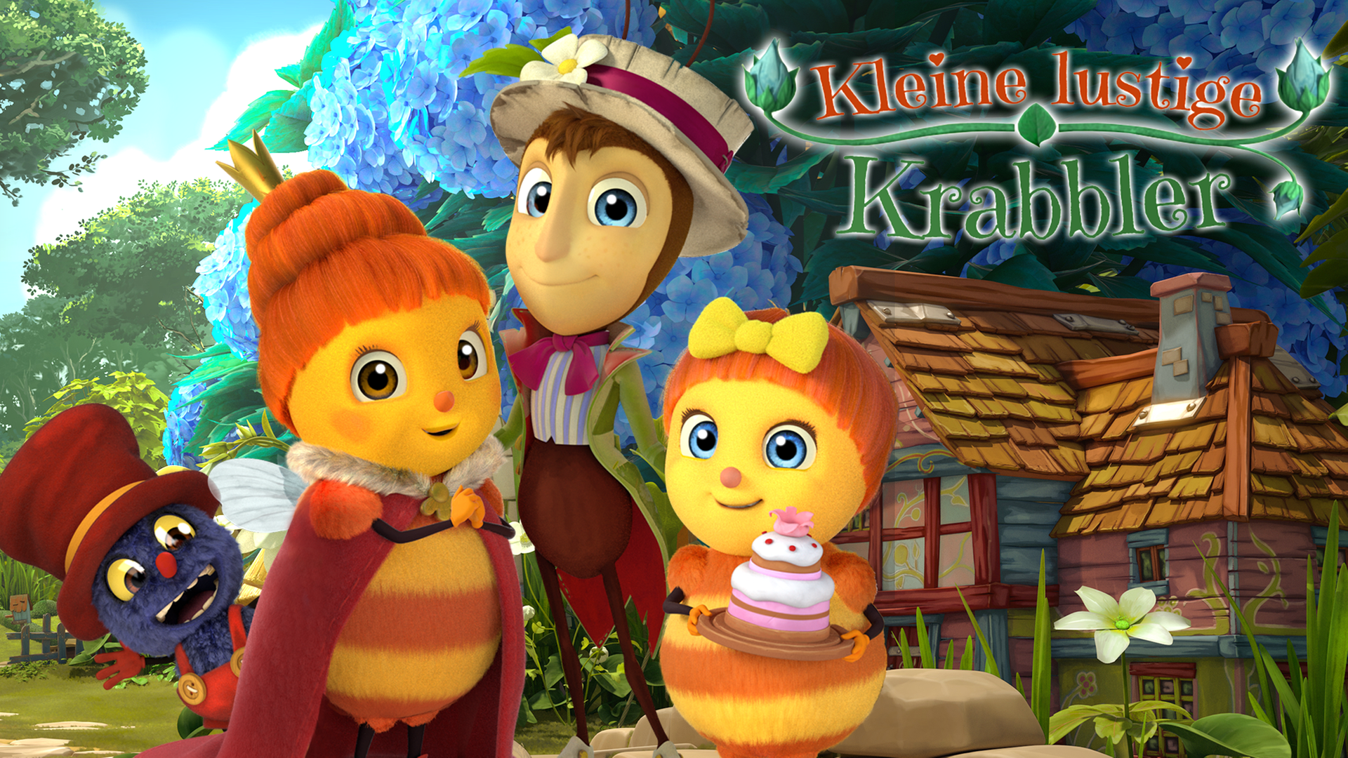 Kleine lustige Krabbler