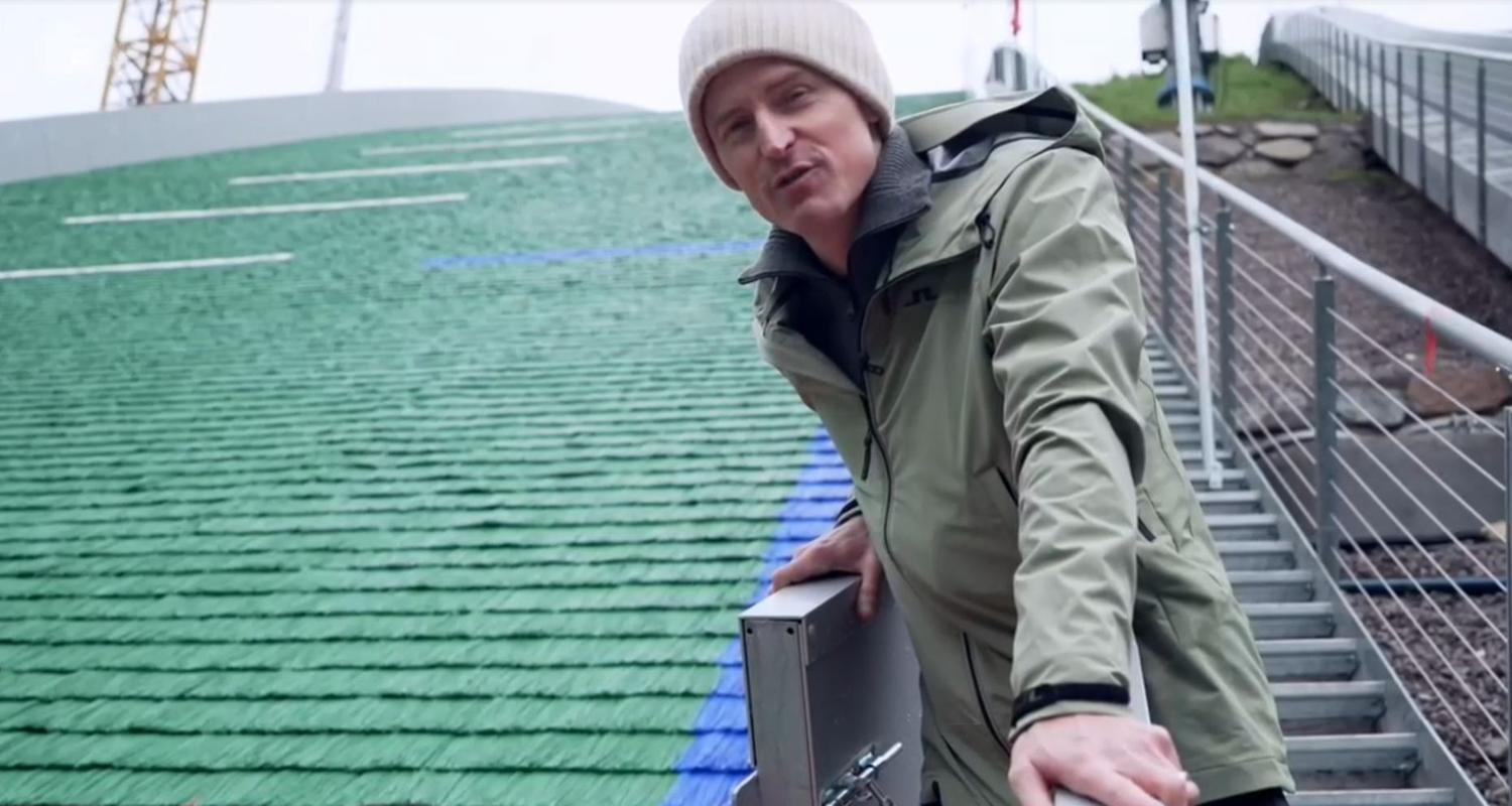 ZDF-Skisprungexperte Severin Freund erklärt die Olmypia-Schanze