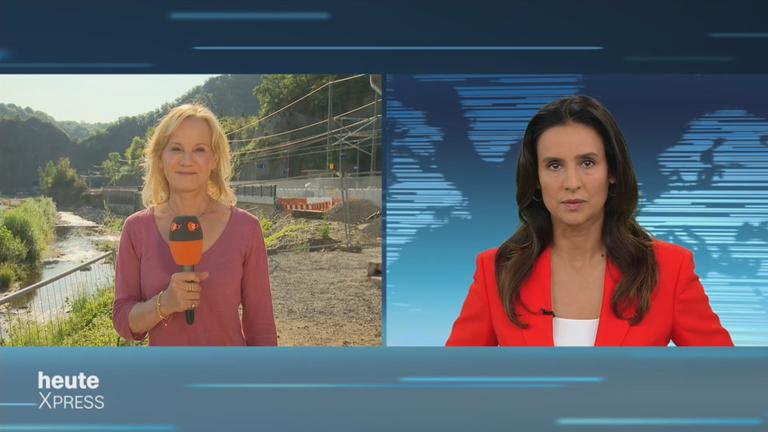 SGS mit ZDF-Korrespondentin Christel Haas zur Lahre im Ahrtal fühnf Jahre nach der Flutkatastrophe