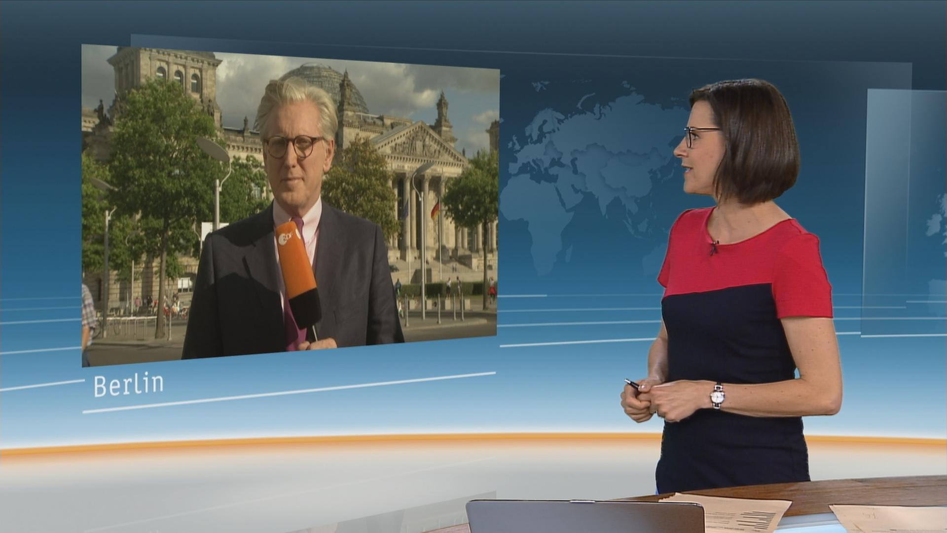 ZDF-Korrespondent Theo Koll im Schaltgespräch