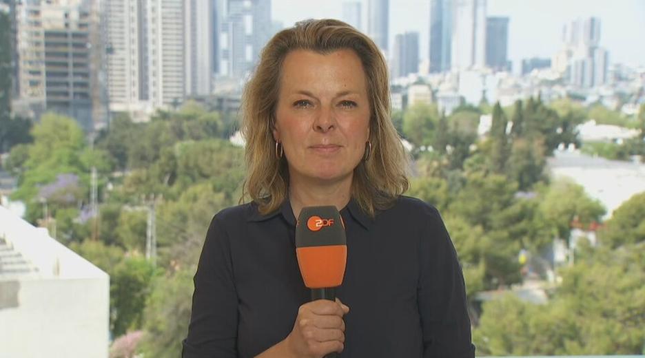 ZDF-Reporterin Henriette de Maizière berichtet aus Tel Aviv.