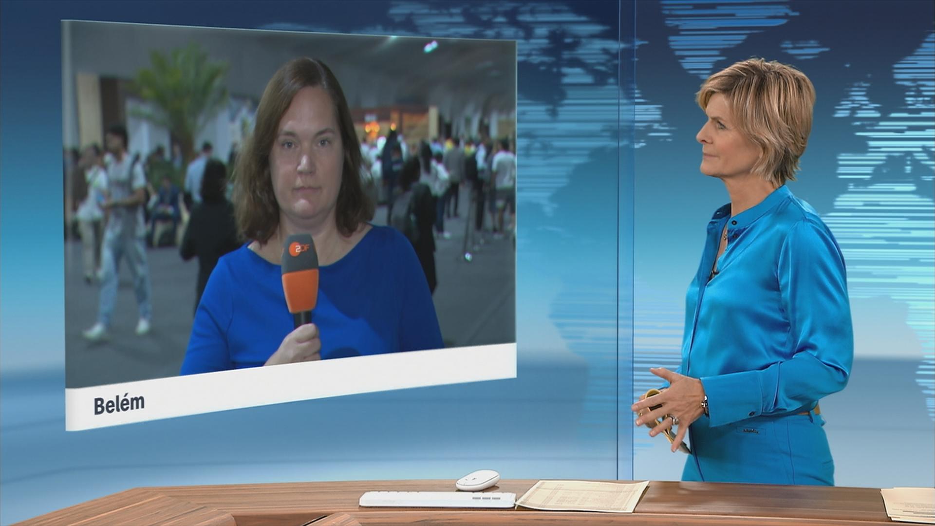 winnie Heescher im Schaltgespräch mit der heute