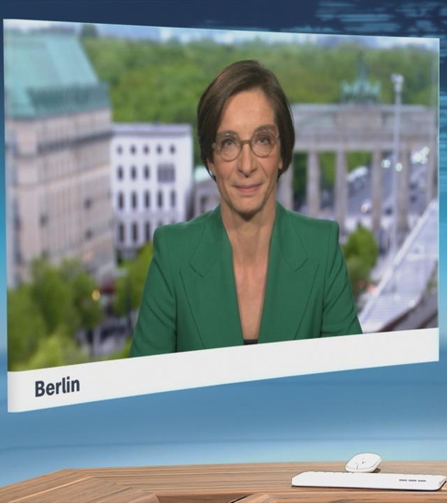 Diana Zimmermann im Schaltgespräch in der heute um 19 Uhr