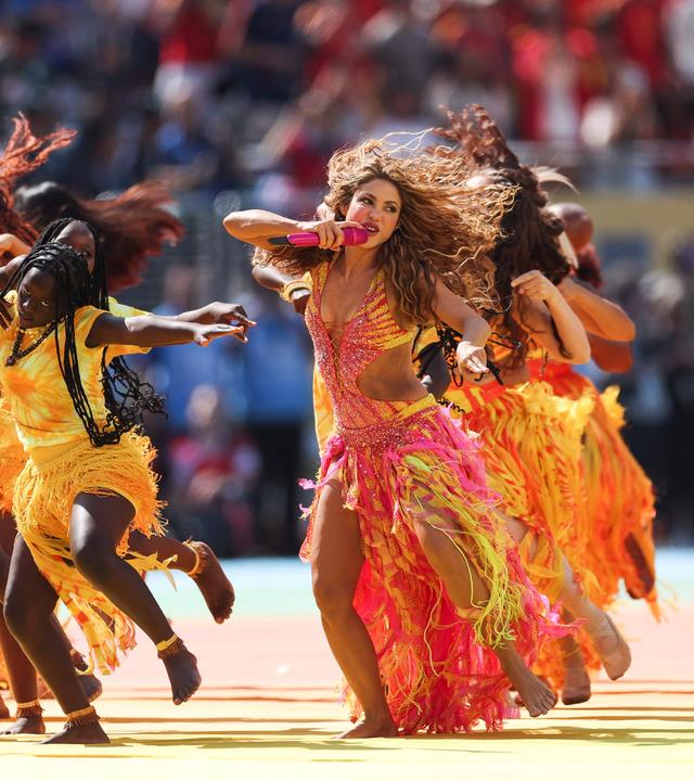 Die kolumbianische Sängerin Shakira singt bei der Halbzeitshow im WM-Finale 2026 in New York