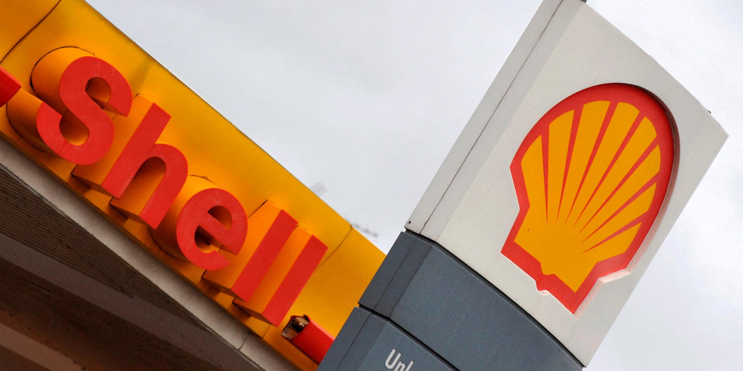 Shell-Tankstelle im Süden Londons