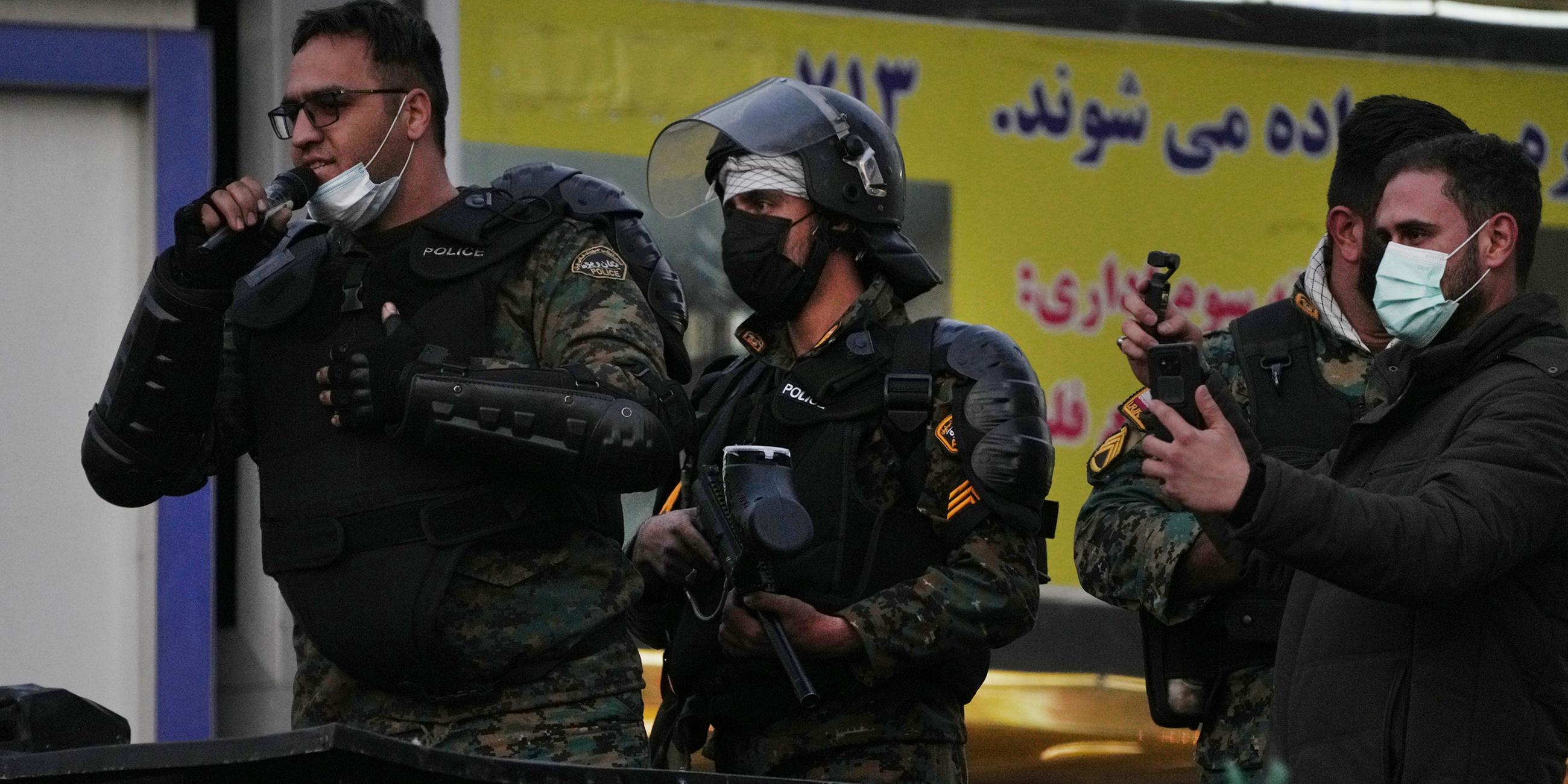Sicherheitskräfte im Iran