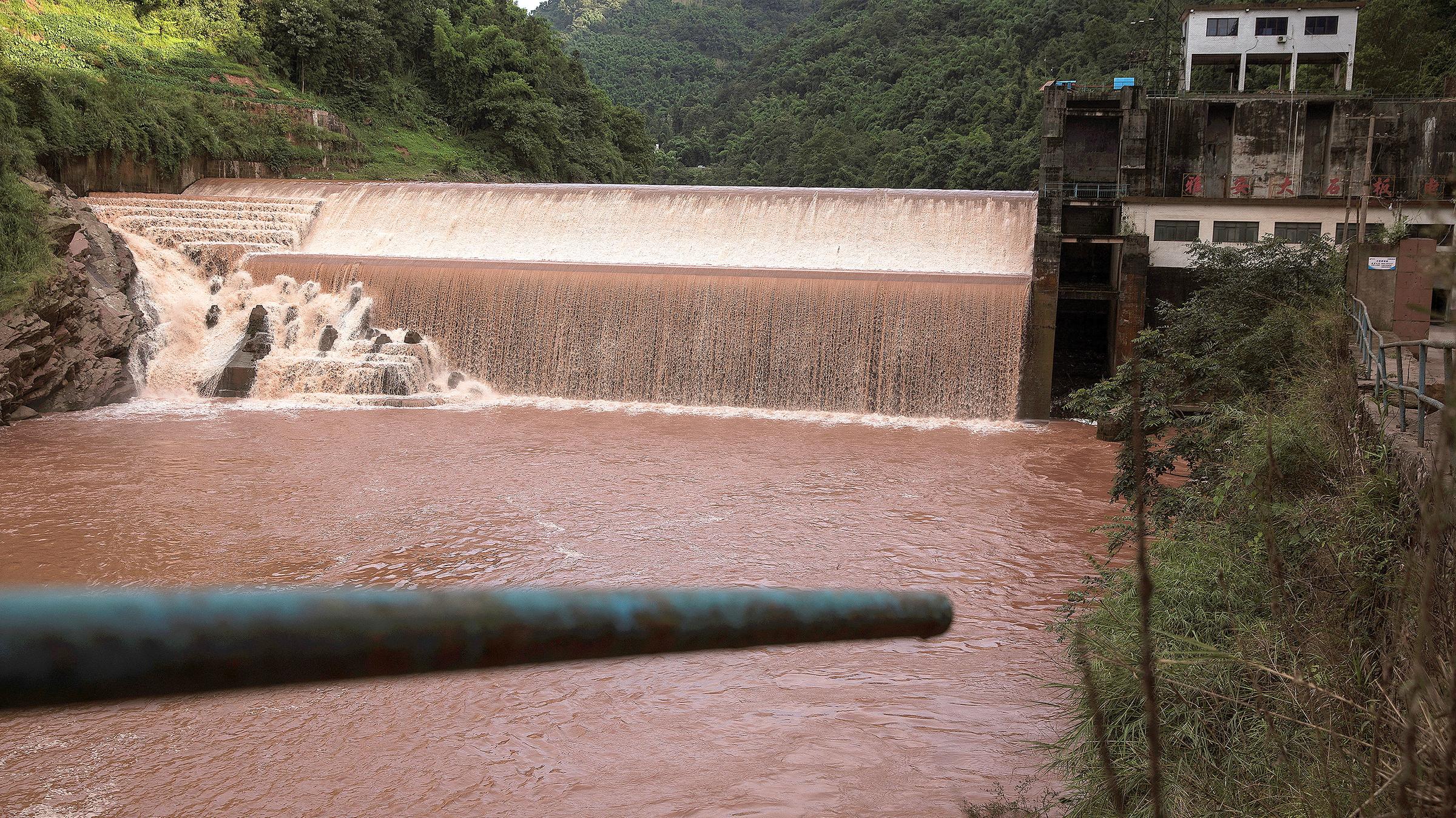 Wasserkraftwerk Zhaoheng Dashiban in der Provinz Sichuan