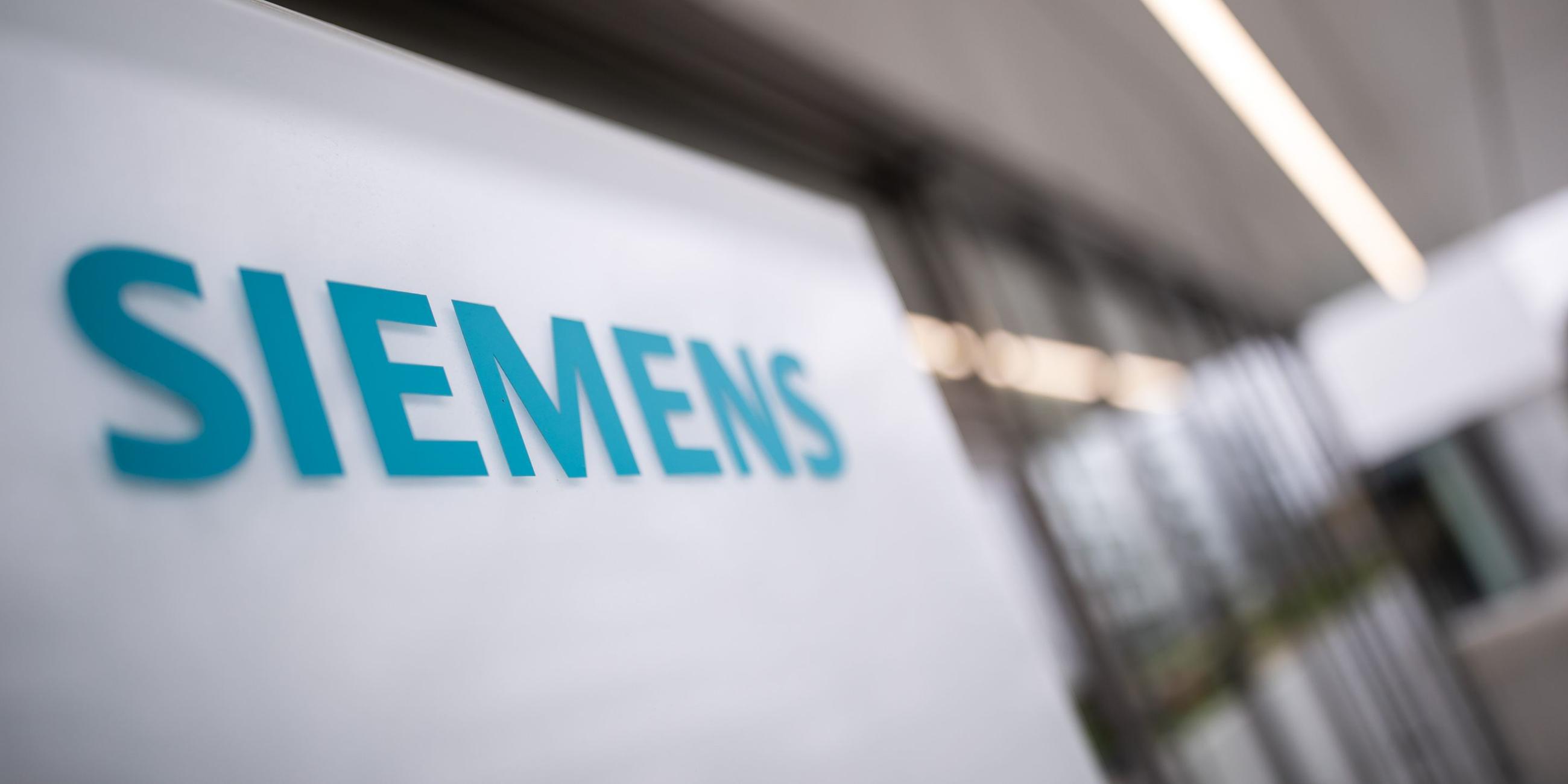 Siemens-Logo. 