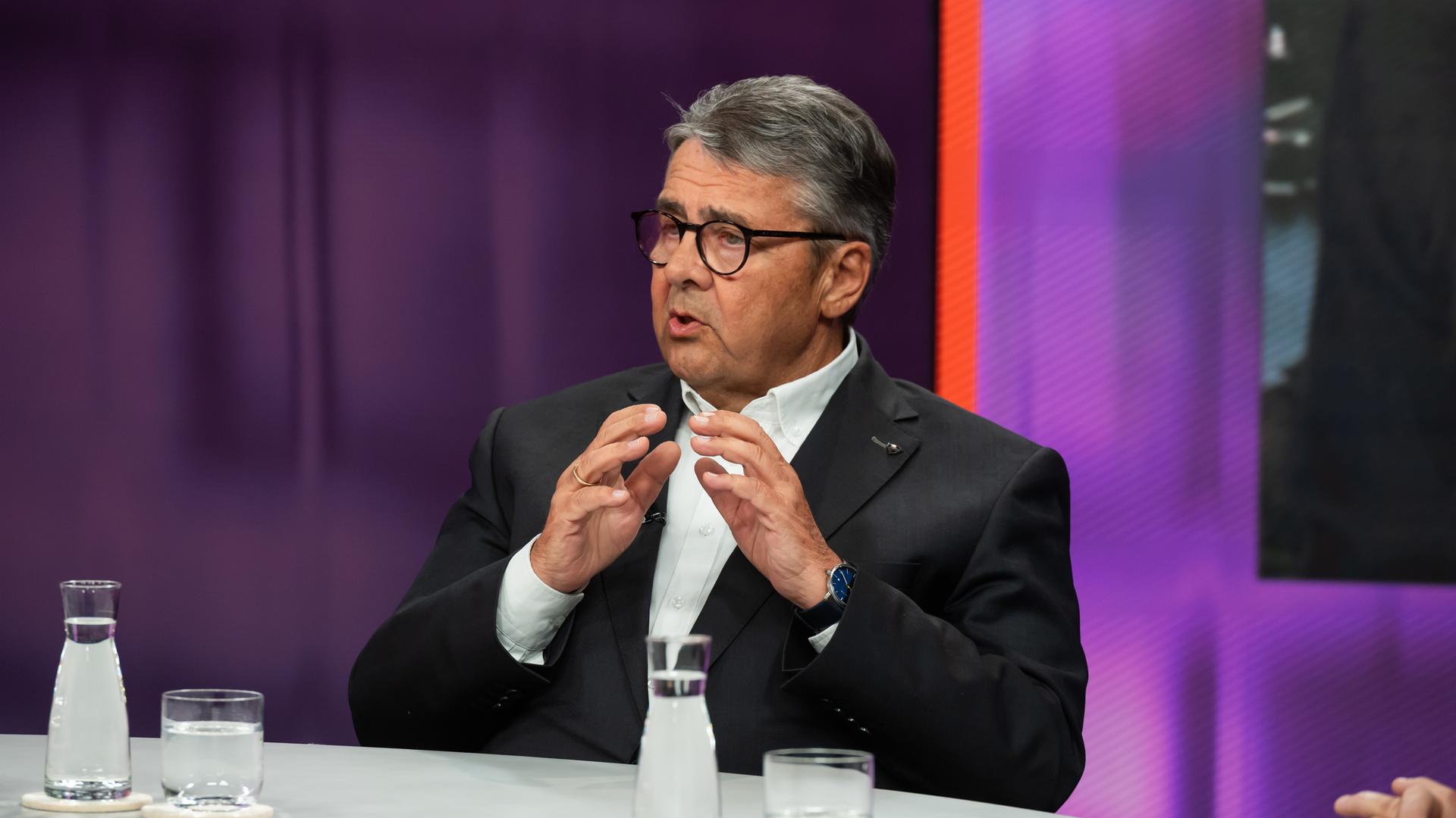 Sigmar Gabriel bei Maybrit Illner