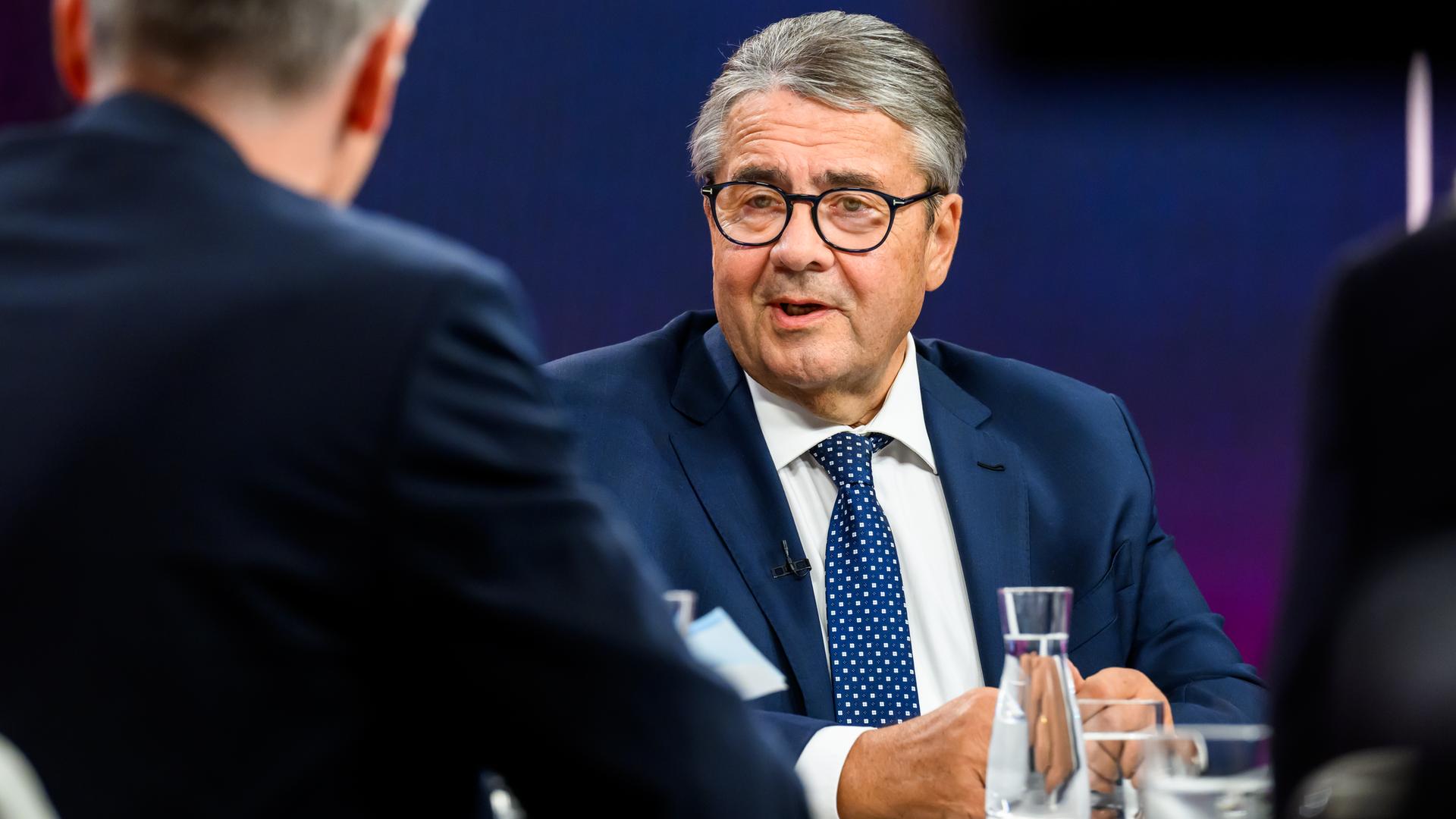 Sigmar Gabriel bei Maybrit Illner