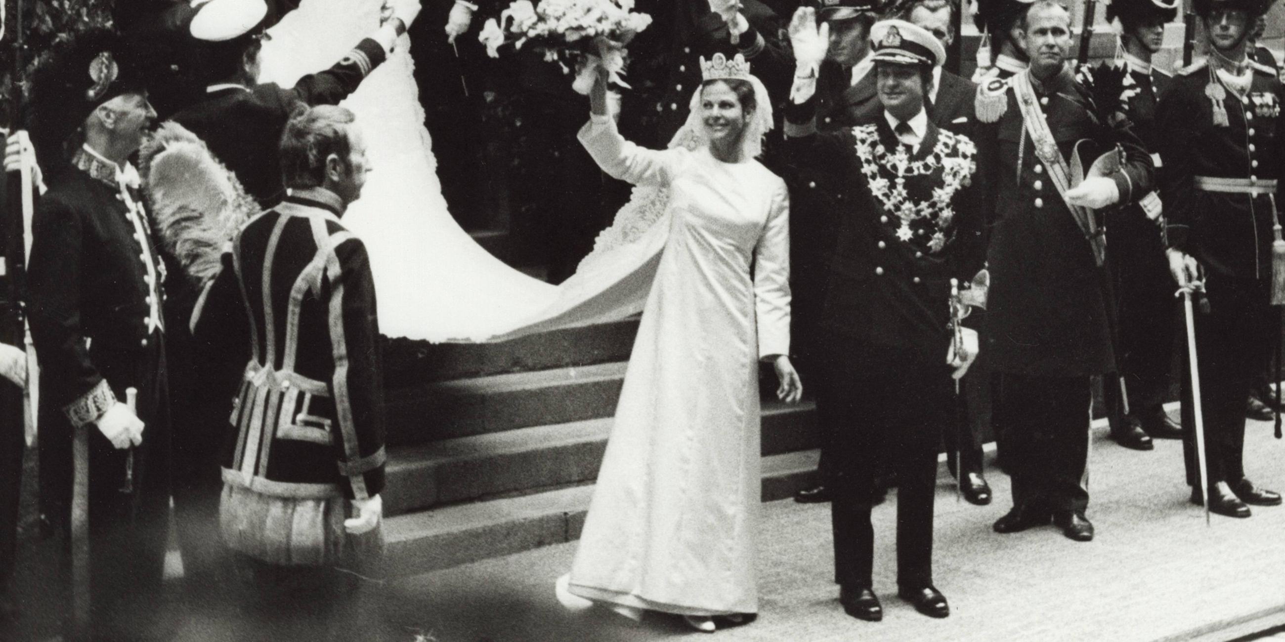 Archiv: Hochzeit von Carl Gustaf und Silvia am 19.06.1976