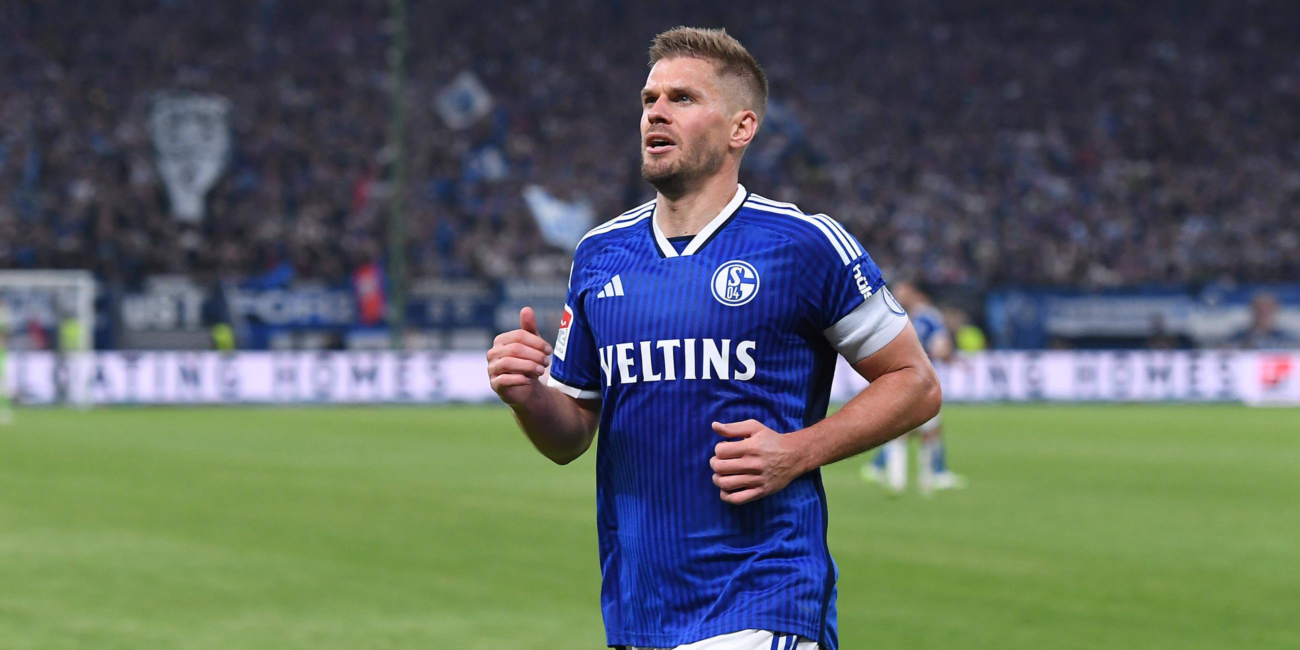 Schalkes Stürmer Simon Terodde