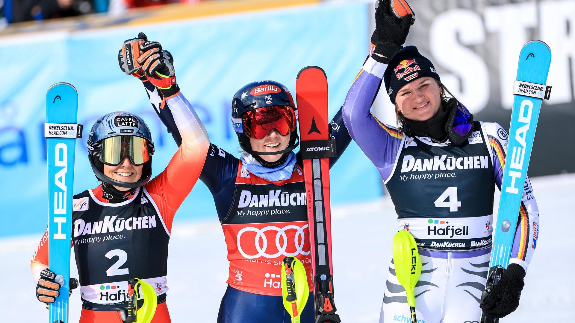 Ski Alpin, FIS Weltcup Hafjell: Wendy Holdener, Mikaela Shiffrin, Emma Aicher
