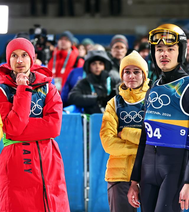 Philipp Raimund, Selina Freitag, Felix Hoffmann und Agnes Reisch am 10.02.26