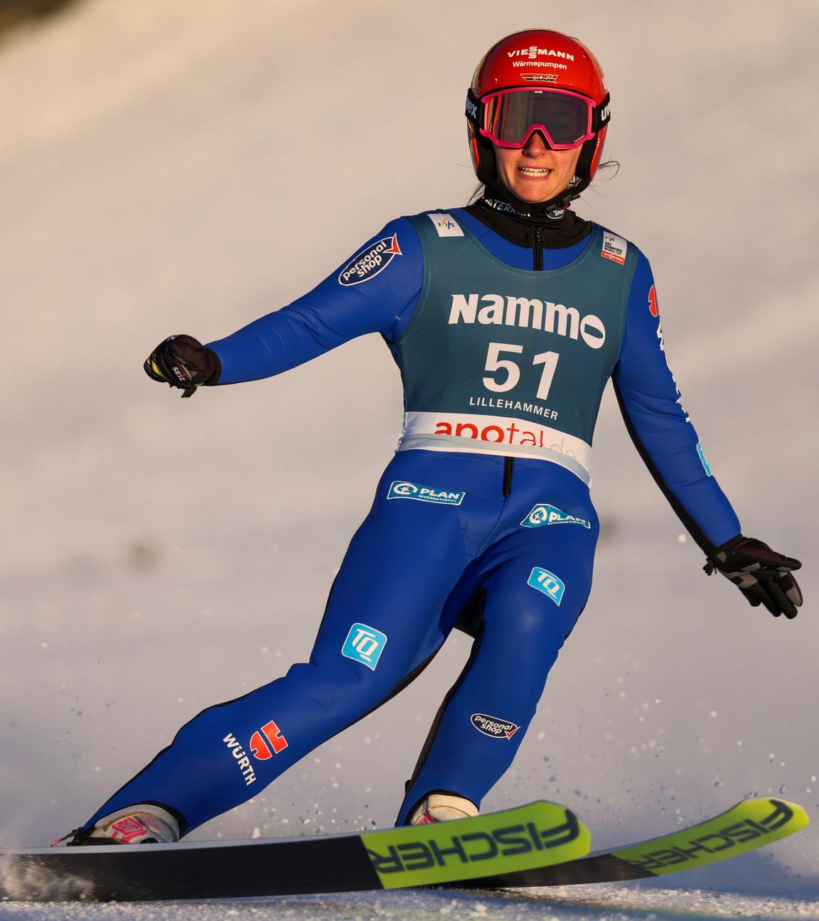 Skispringen: Katharina Schmid.