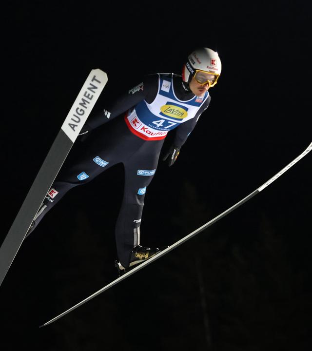 Skispringer Philipp Raimund beim Weltcupspringen in Lillehammer