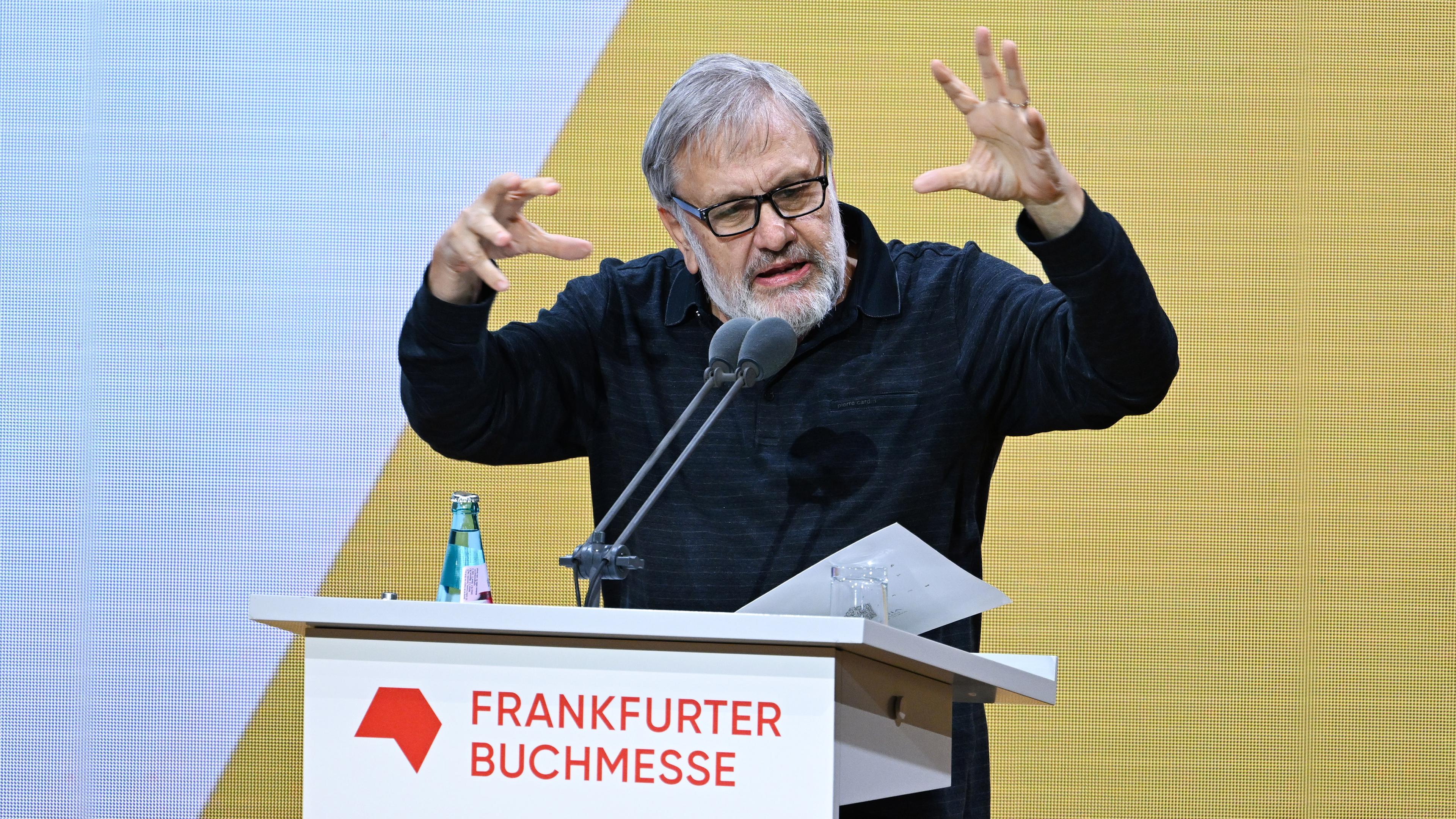 Slavozj Žižek hält Eröffnungsrede auf der Frankfurter Buchmesse