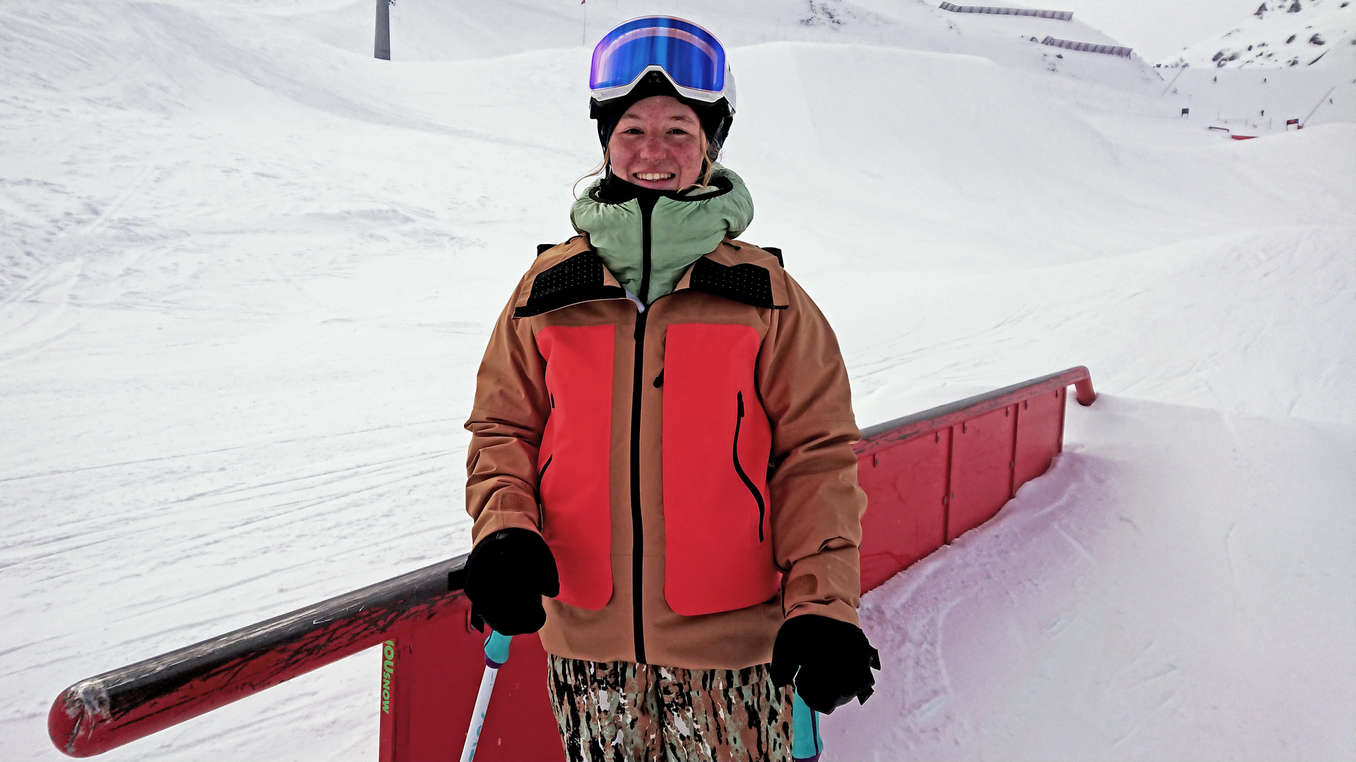1, 2 oder 3: Vize-Juniorenweltmeisterin Muriel Mohr auf der Piste. 