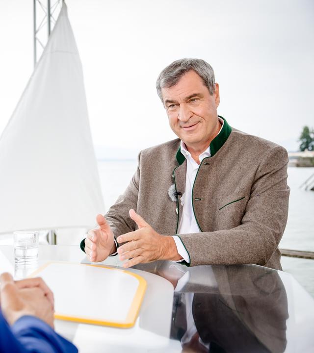 Berlin direkt - Sommerinterview 2026 - Markus Söder, CSU-Vorsitzender, im Gespräch mit Wulf Schmiese