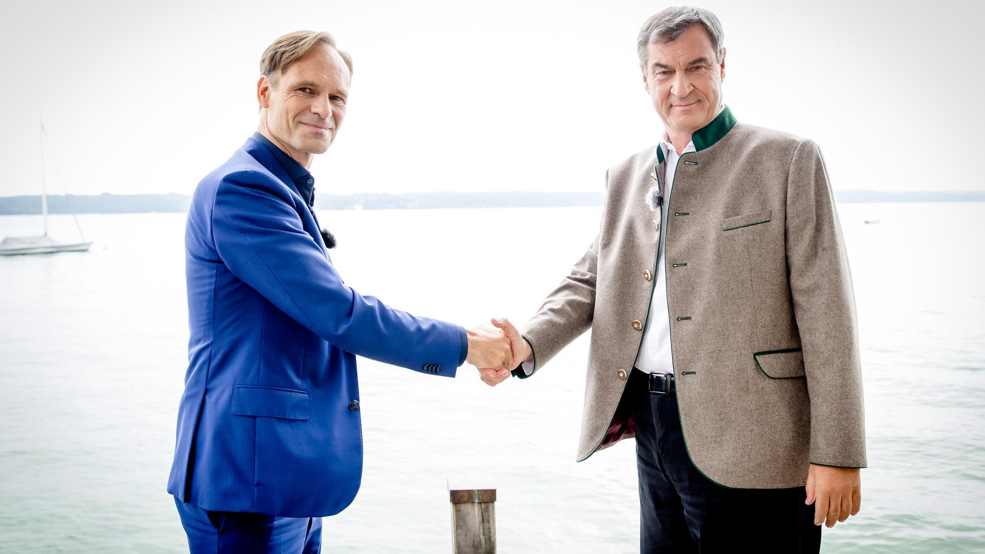 Berlin direkt - Sommerinterview 2026 - Markus Söder, CSU-Vorsitzender, im Gespräch mit Wulf Schmiese