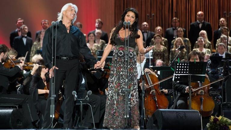 Dmitri Hvorostovsky und Anna Netrebko