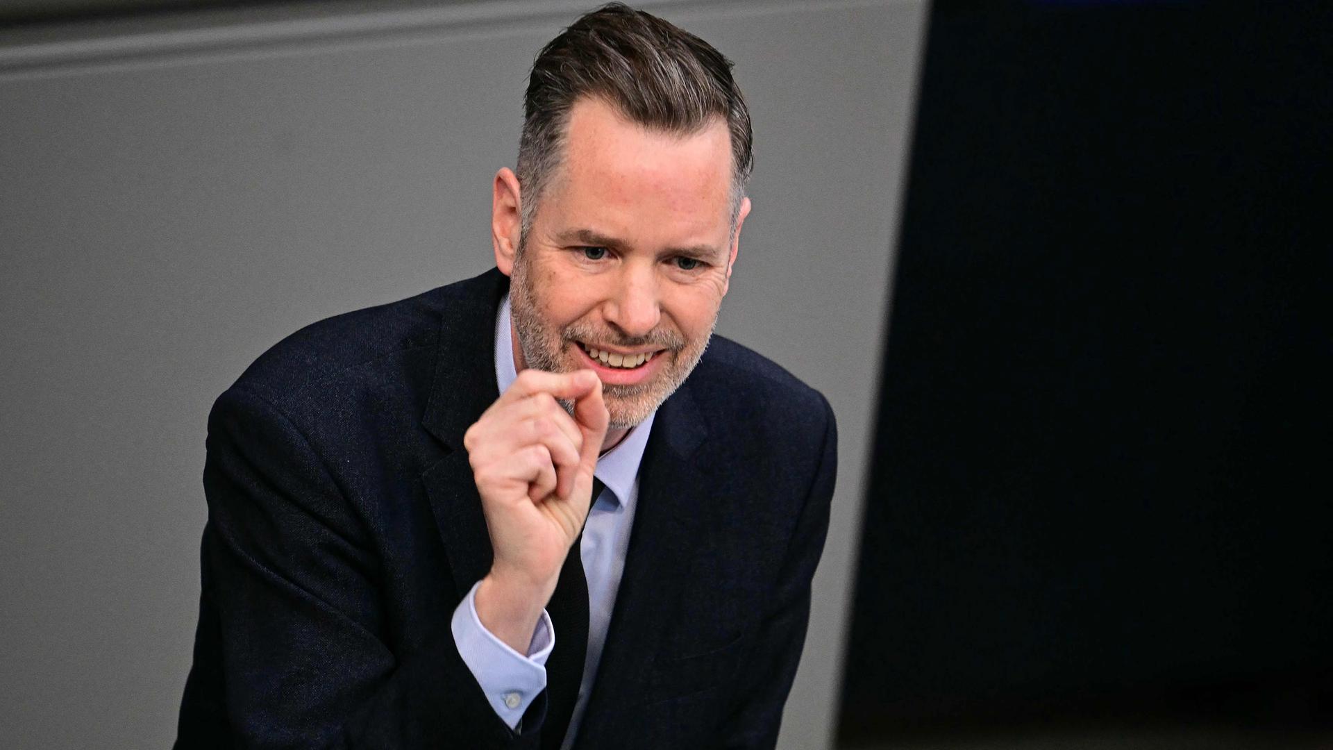 Christian Dürr, aufgenommen am 18.03.2025 im Bundestag in Berlin