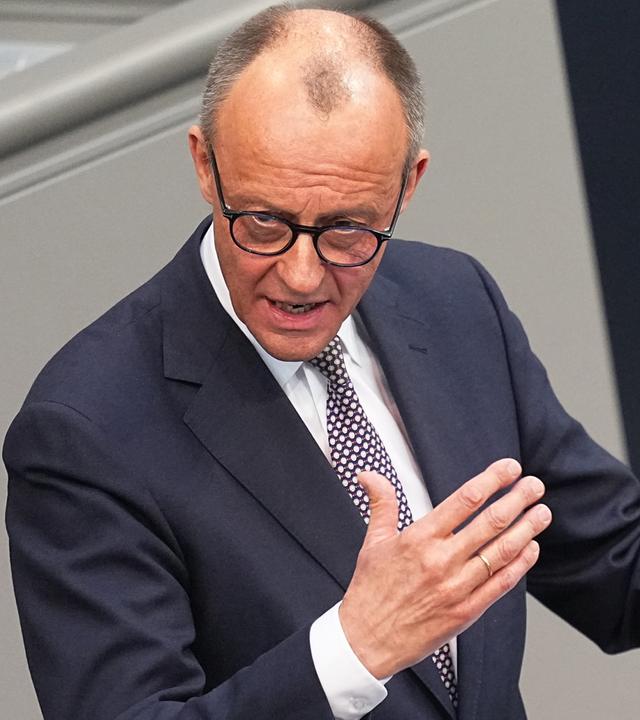 Friedrich Merz, aufgenommen am 18.03.2025 im Bundestag in Berlin