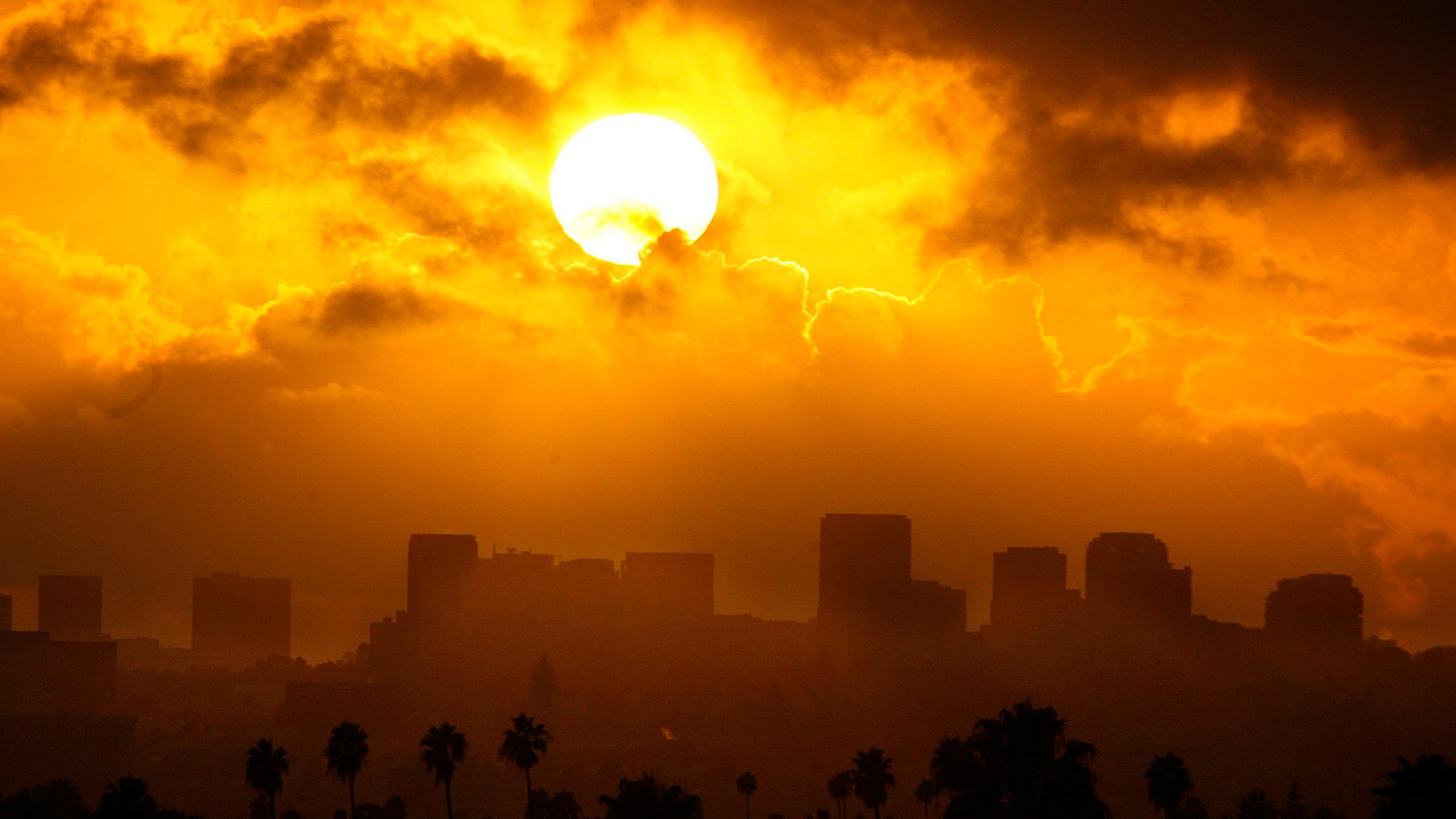 Los Angeles bei Sonnenuntergang