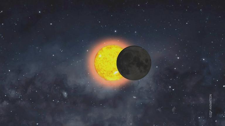 Sonnenfinsternis als Himmelsspektakel