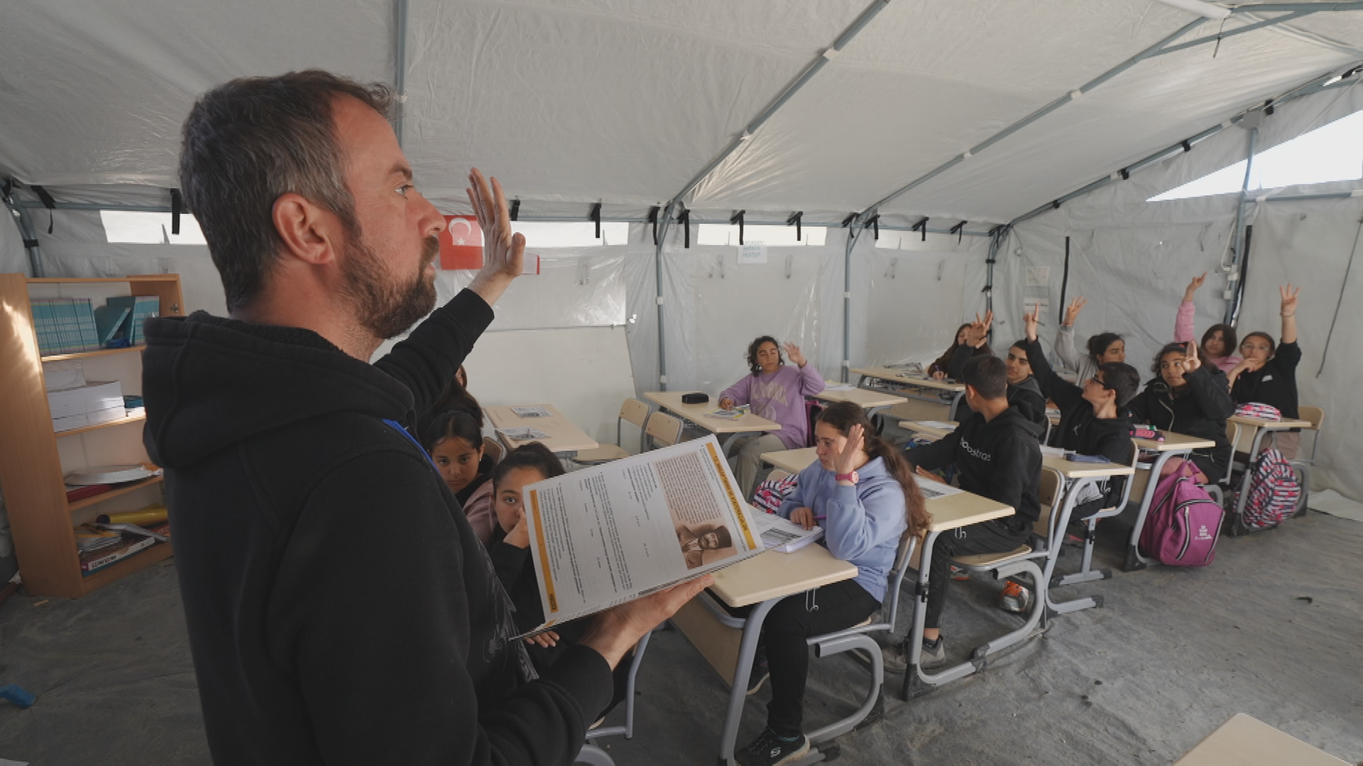 Sozialarbeiter im Erdbebengebiet