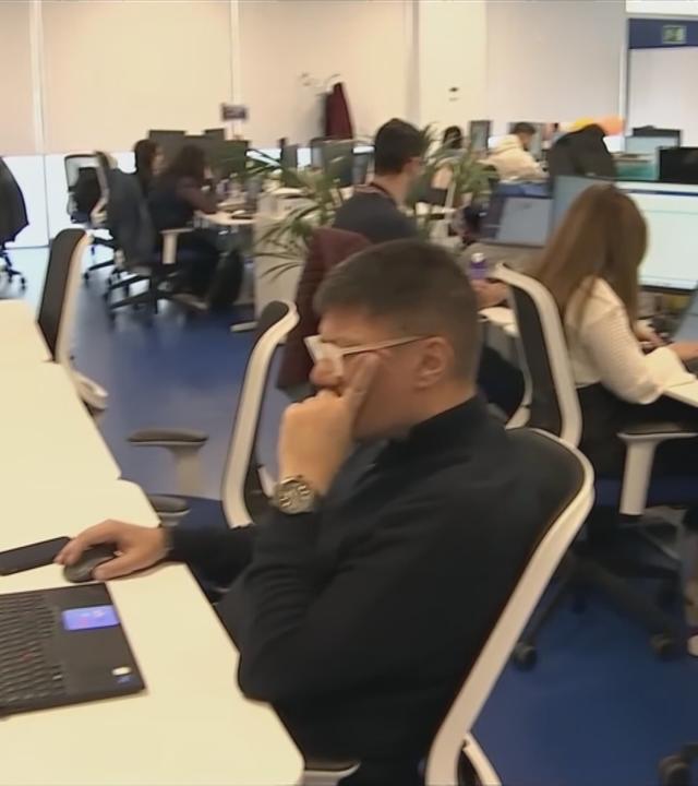 Großraumbüro in Spanien