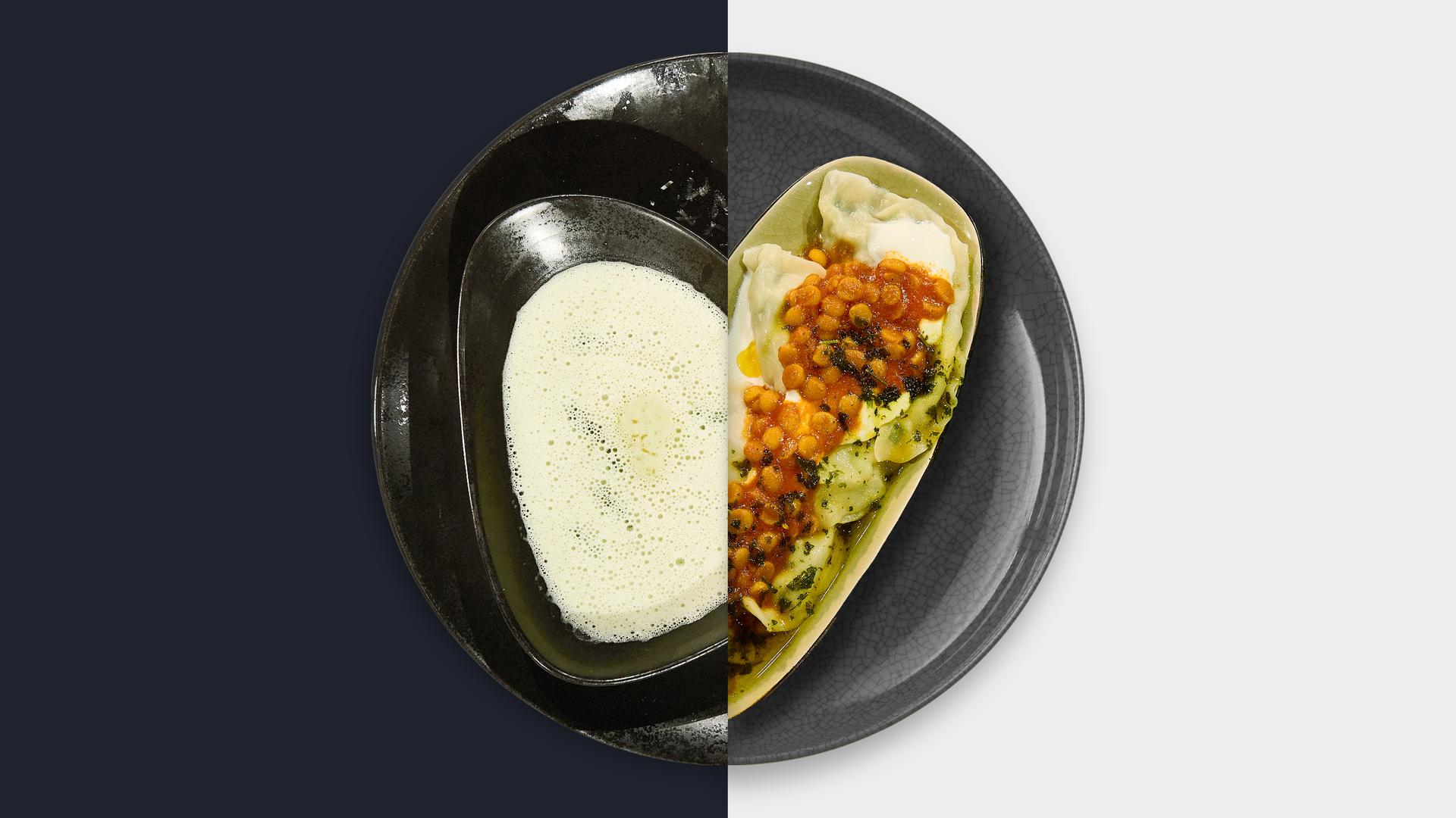 Spargelsuppe vs. Teigtaschen