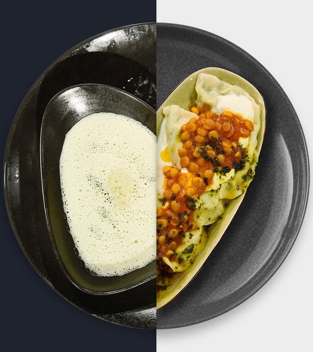 Spargelsuppe vs. Teigtaschen