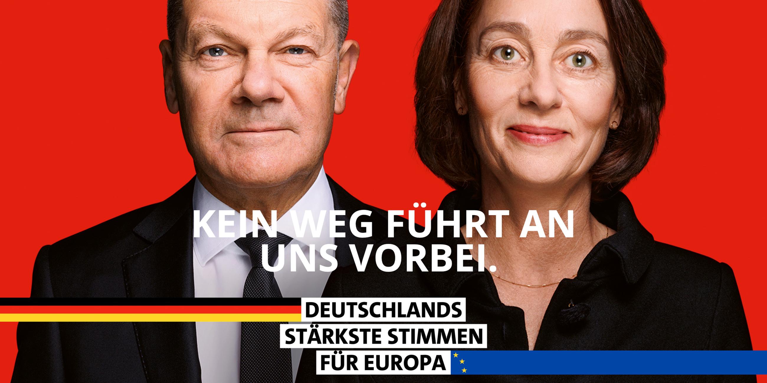 Website der SPD zur Europawahl