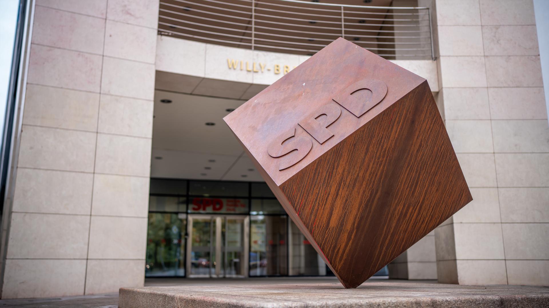 Eingang zur SPD Zentrale in Berlin (Archivfoto)