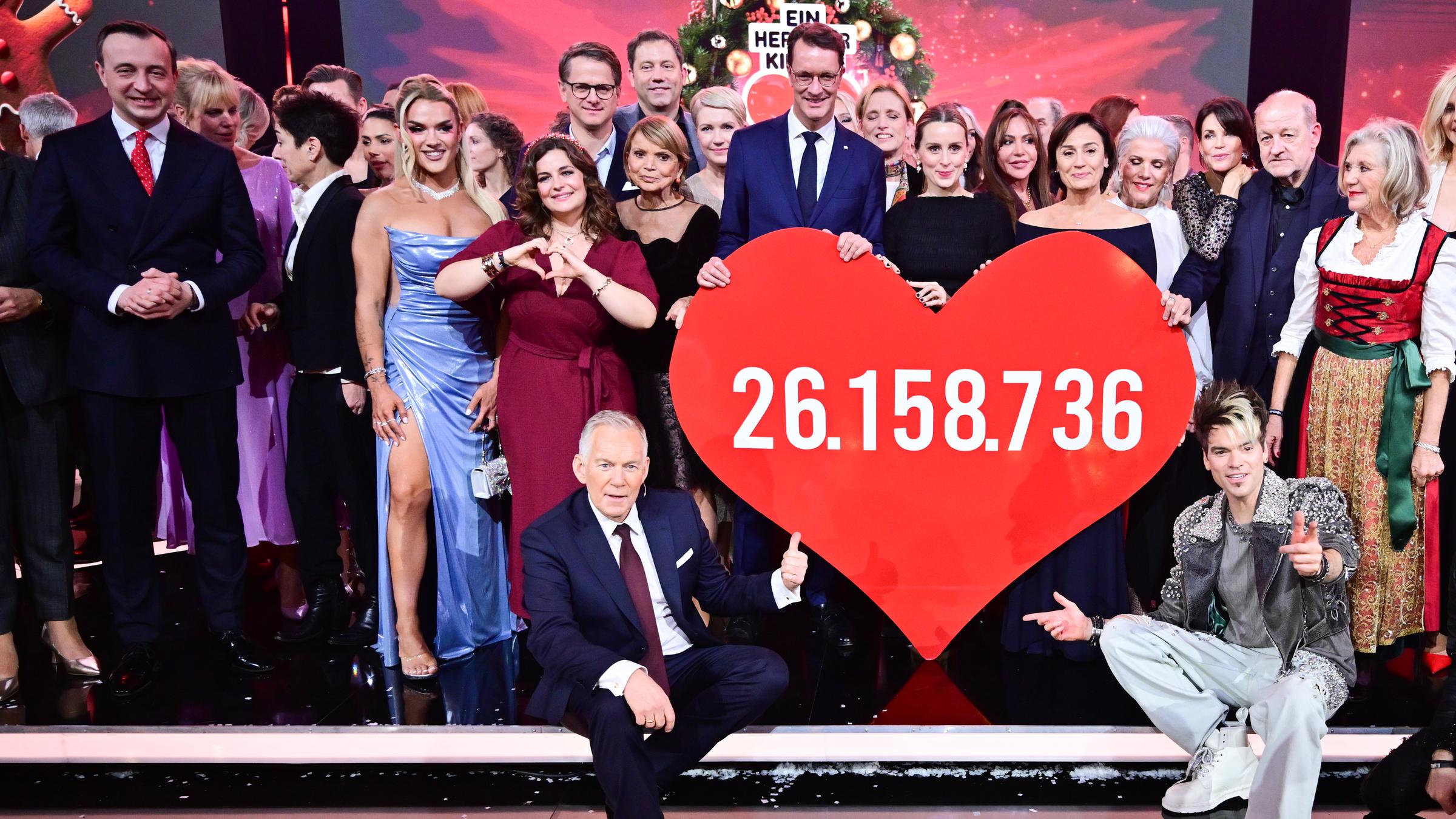 Spendenergebnis bei "Ein Herz für Kinder"